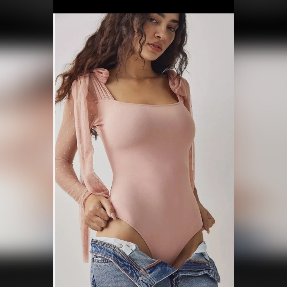 Elegant Pink Bodysuit